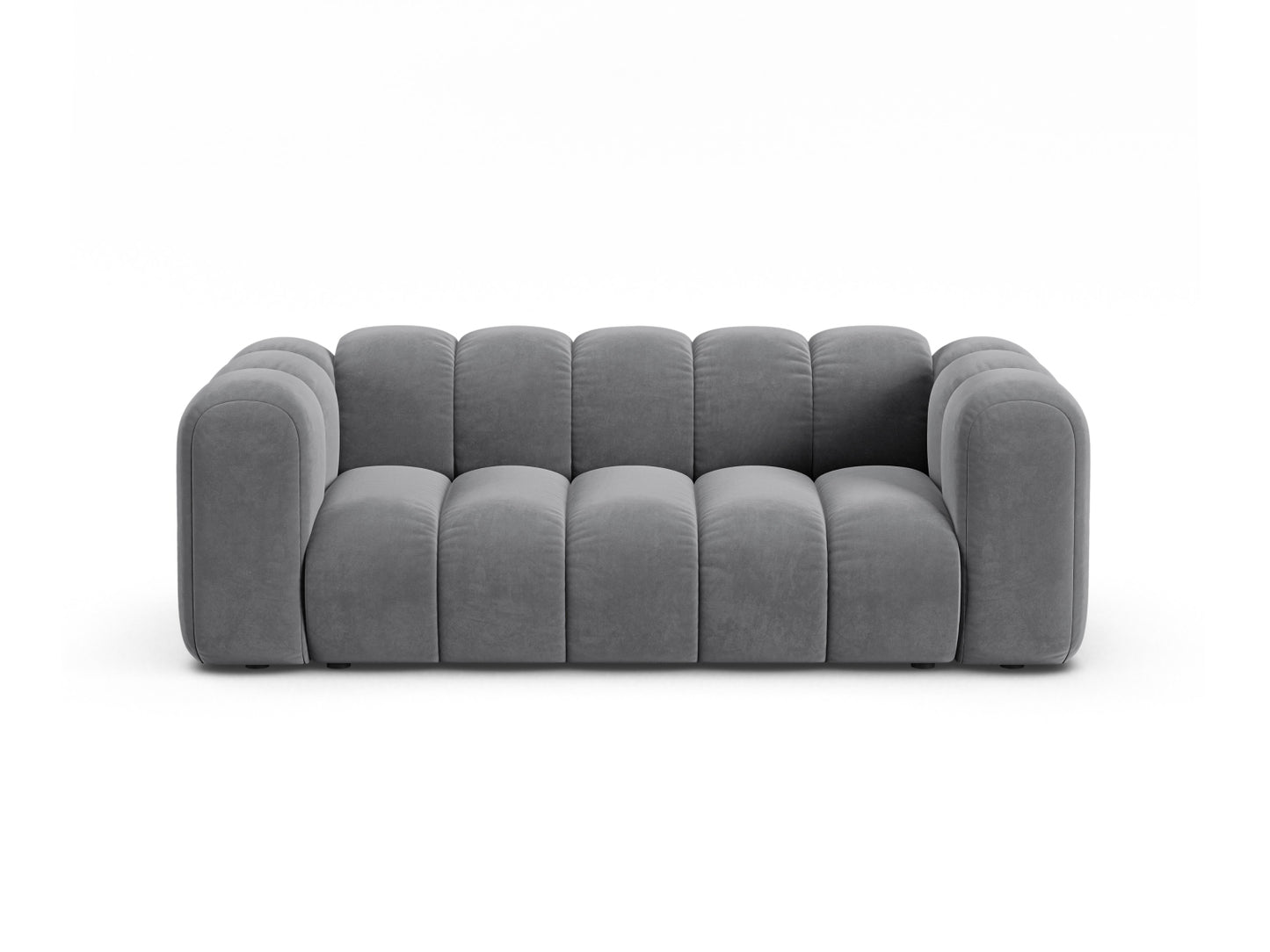 Sofa Samt Beige Lupine — Grey