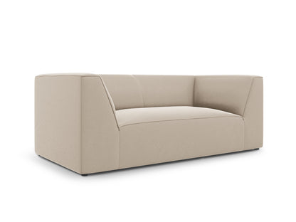 Sofa Samt Beige Ruby — Wohnbeispiel