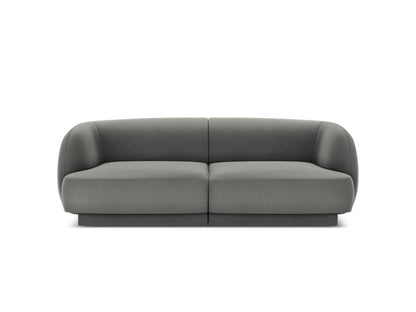 Sofa Samt Schwarz Miley — Light Beige