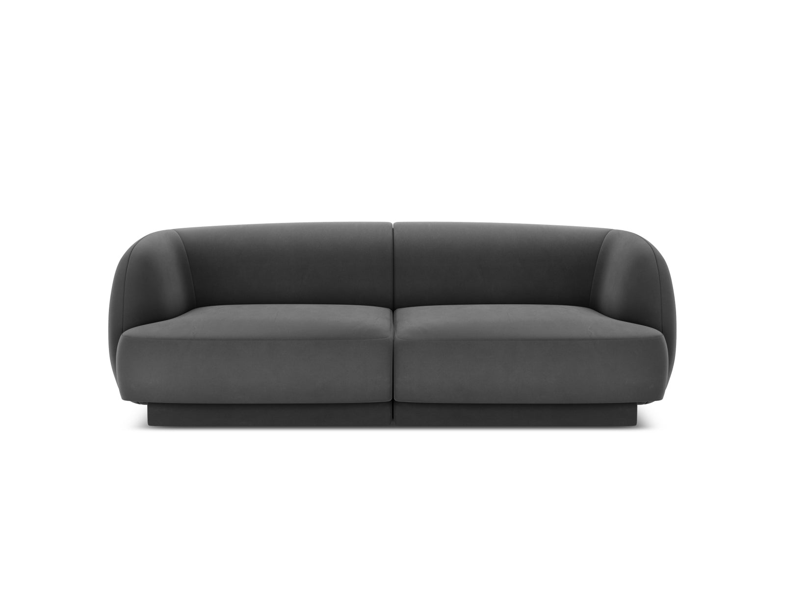 Miley Sofa, 2 Seats, 180x90 cm — Grey