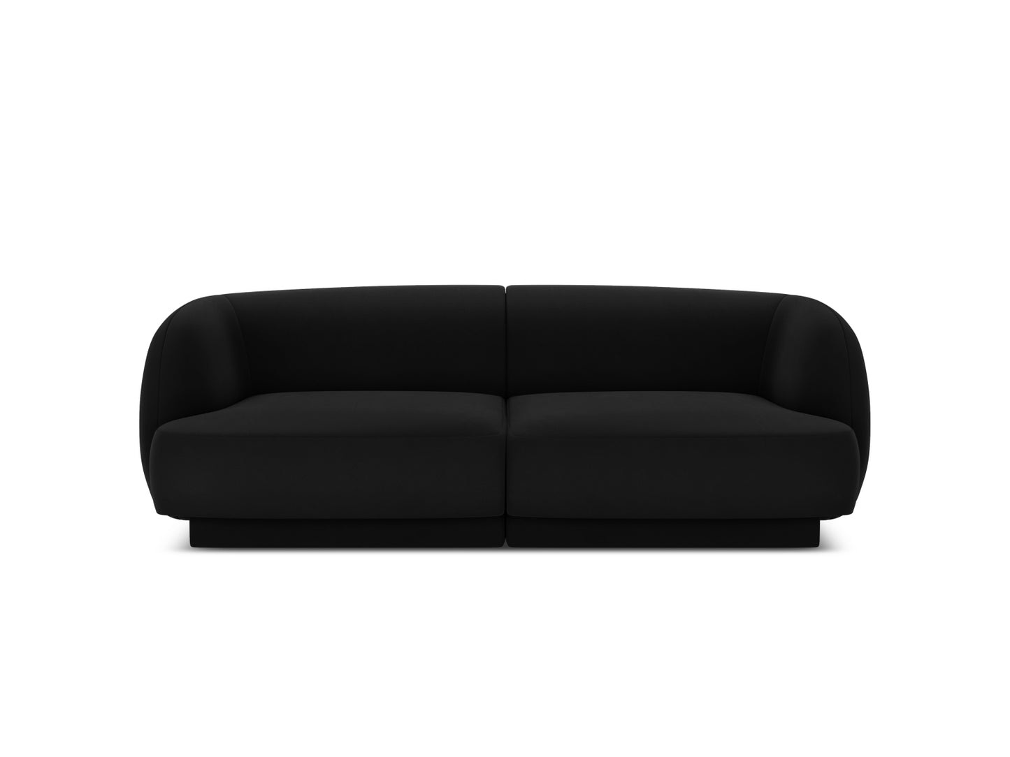 Sofa Samt Schwarz Miley — Black