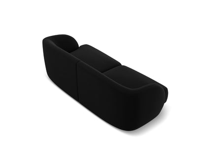Sofa Samt Schwarz Miley — Maße und Details