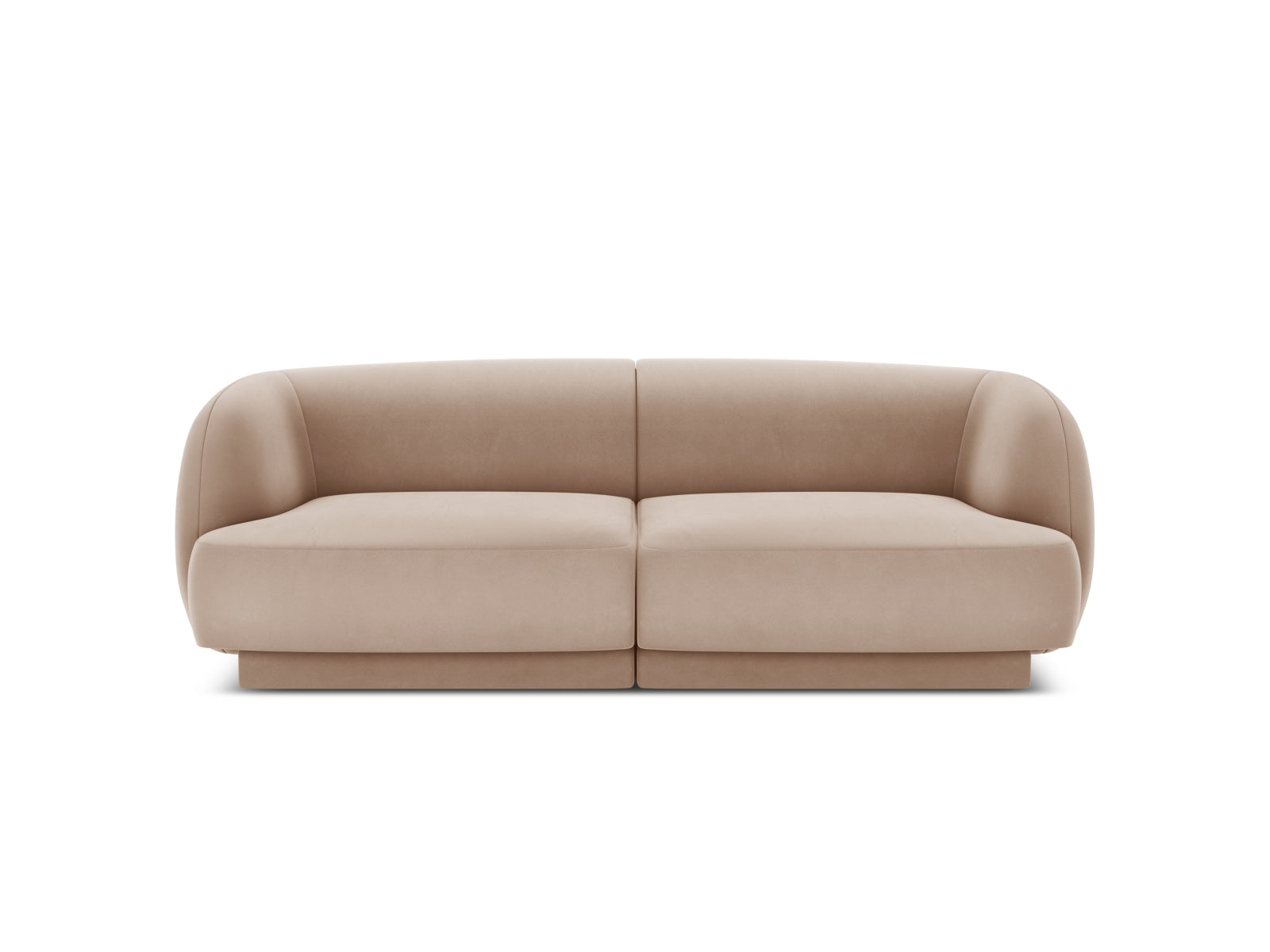 Miley Sofa, 2 Seats, 180x90 cm — Cappuccino
