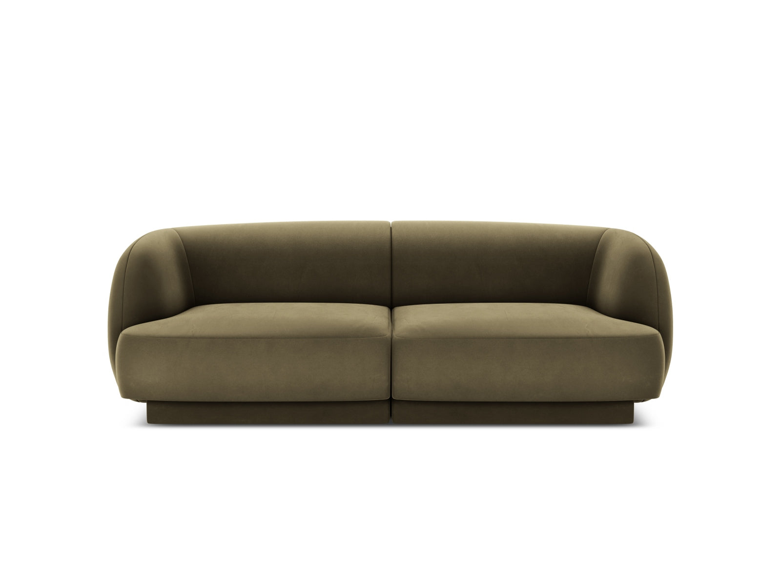 Miley Sofa, 2 Seats, 180x90 cm — Green