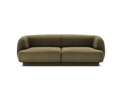 Sofa Samt Schwarz Miley — Cappuccino