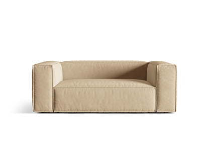 Sofa Samt Beige Nuria — Nude