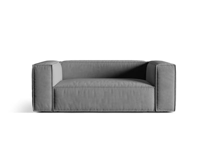 Sofa Samt Beige Nuria — Grey