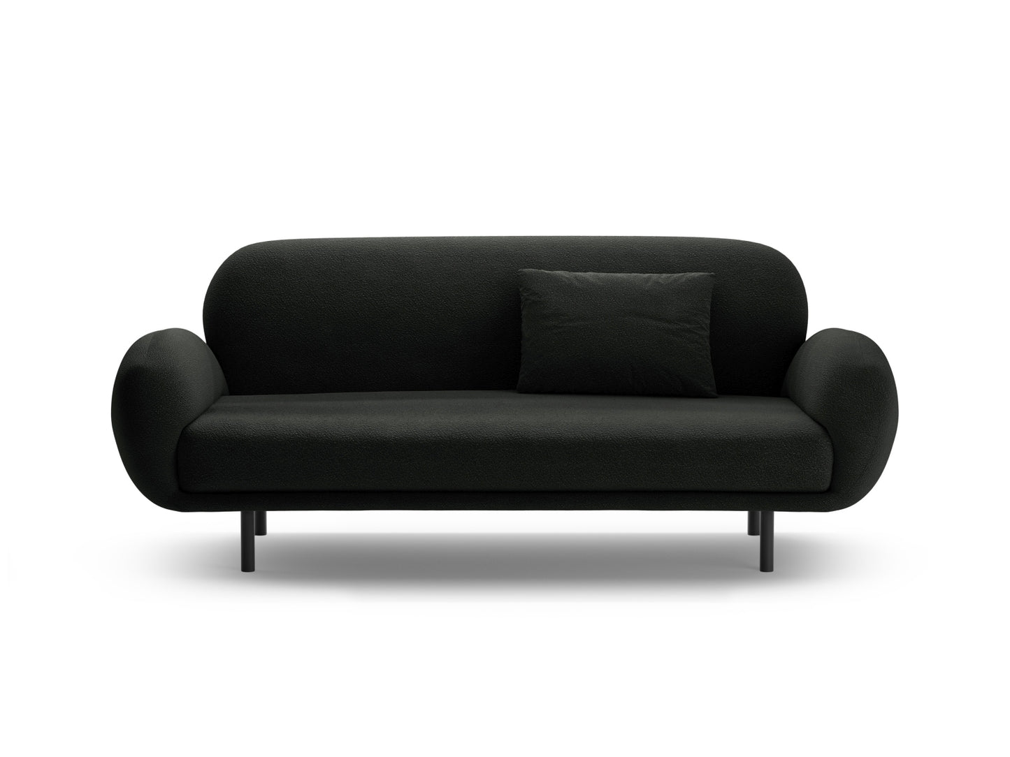 Poppy Sofa, 2 Seats, 178x72 cm — Black