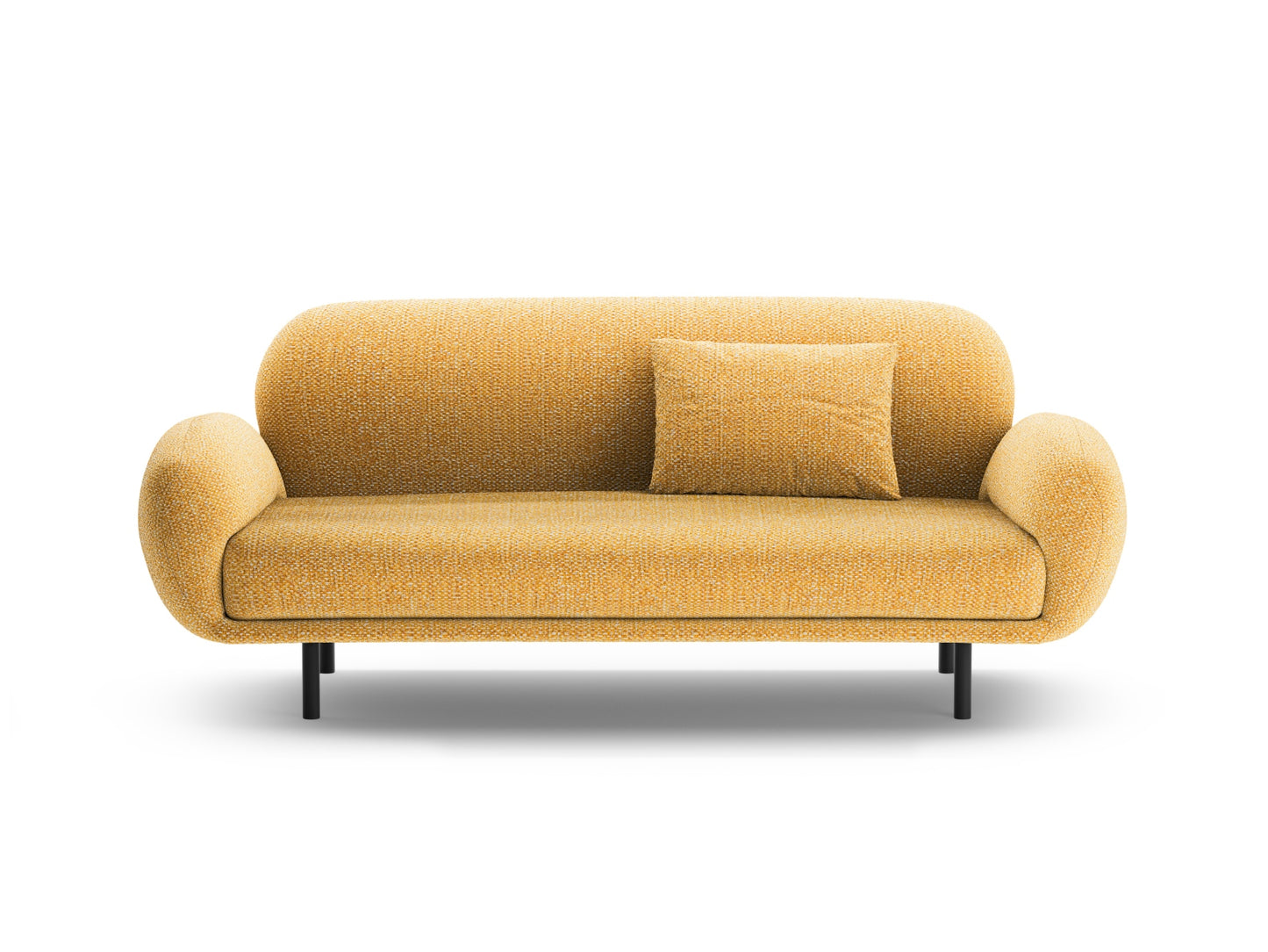 Poppy Sofa, 2 Seats, 178x72 cm — Mustard