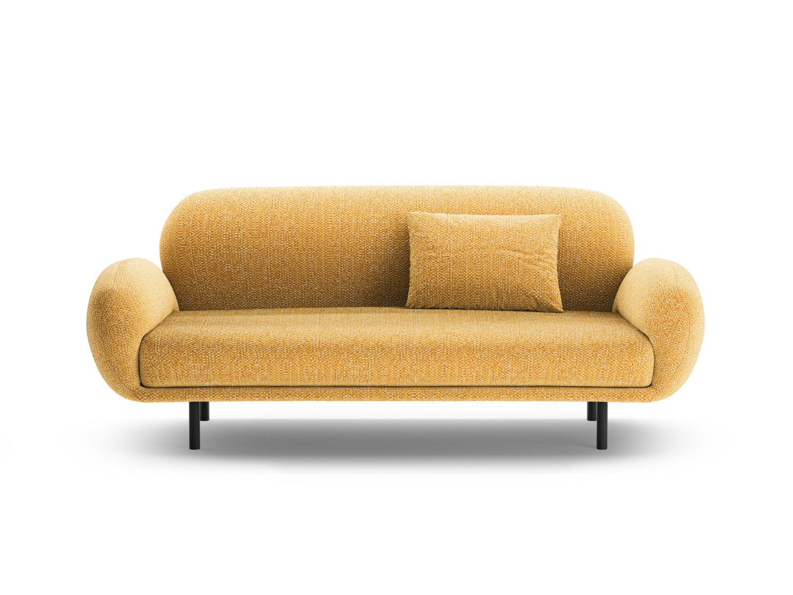 Poppy Sofa, 2 Seats, 178x72 cm — Mustard