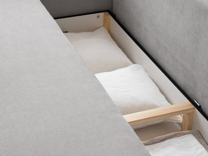 Elen Sofa With Bed Function And Box, 3 Seats, 231x106 cm