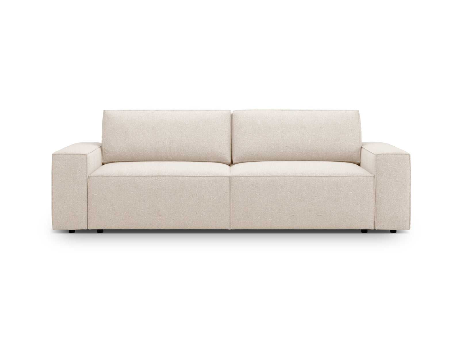 Jodie Sofa With Bed Function And Box, 3 Seats, 247x107 cm — Beige