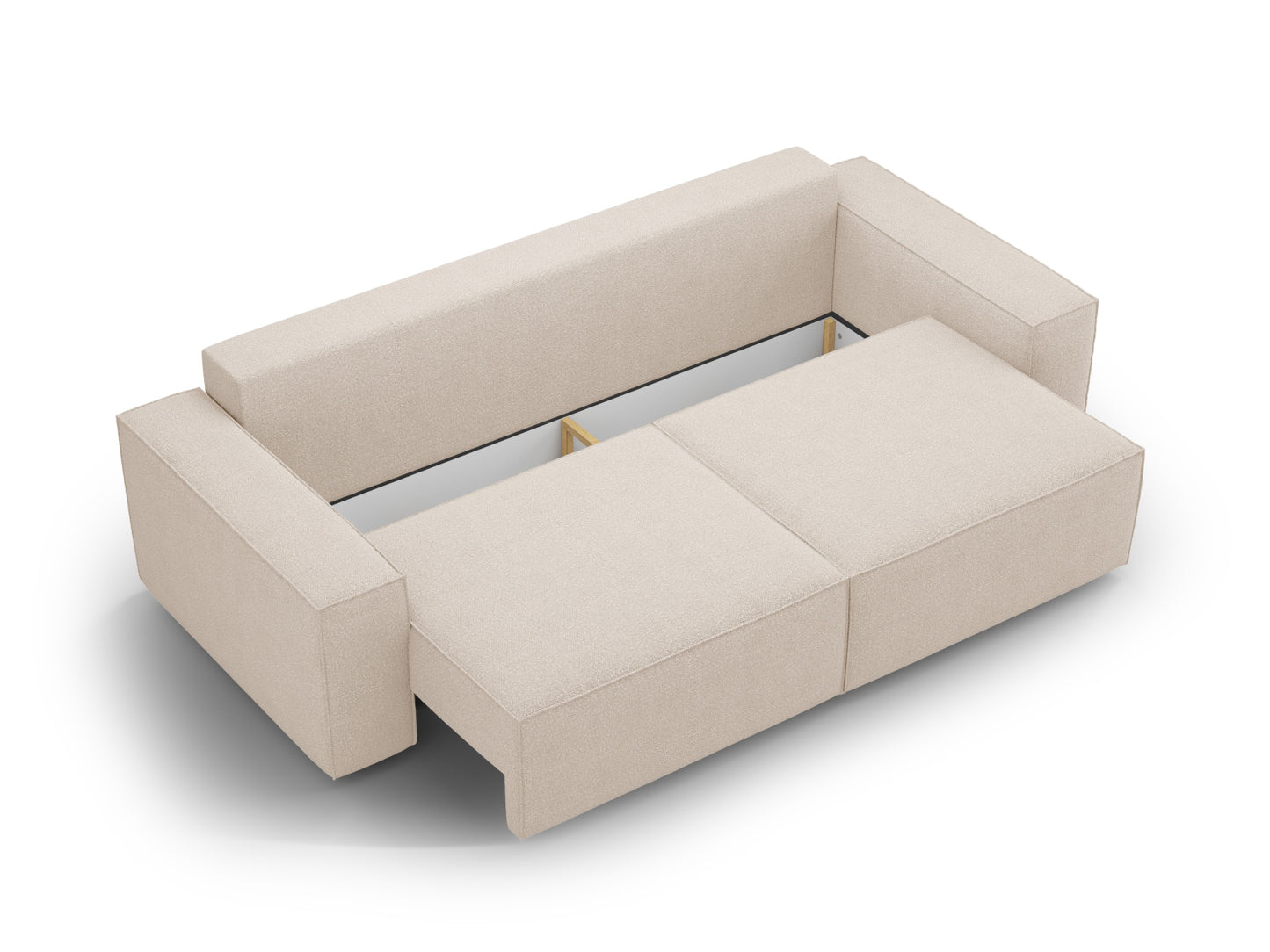 Jodie Sofa With Bed Function And Box, 3 Seats, 247x107 cm