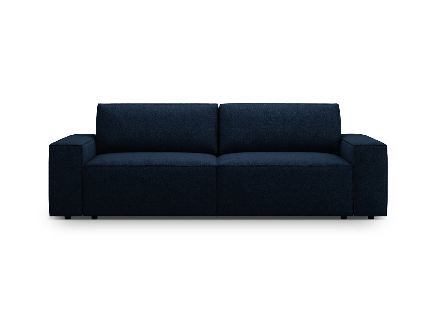 Jodie Sofa With Bed Function And Box, 3 Seats, 247x107 cm — Dark Blue