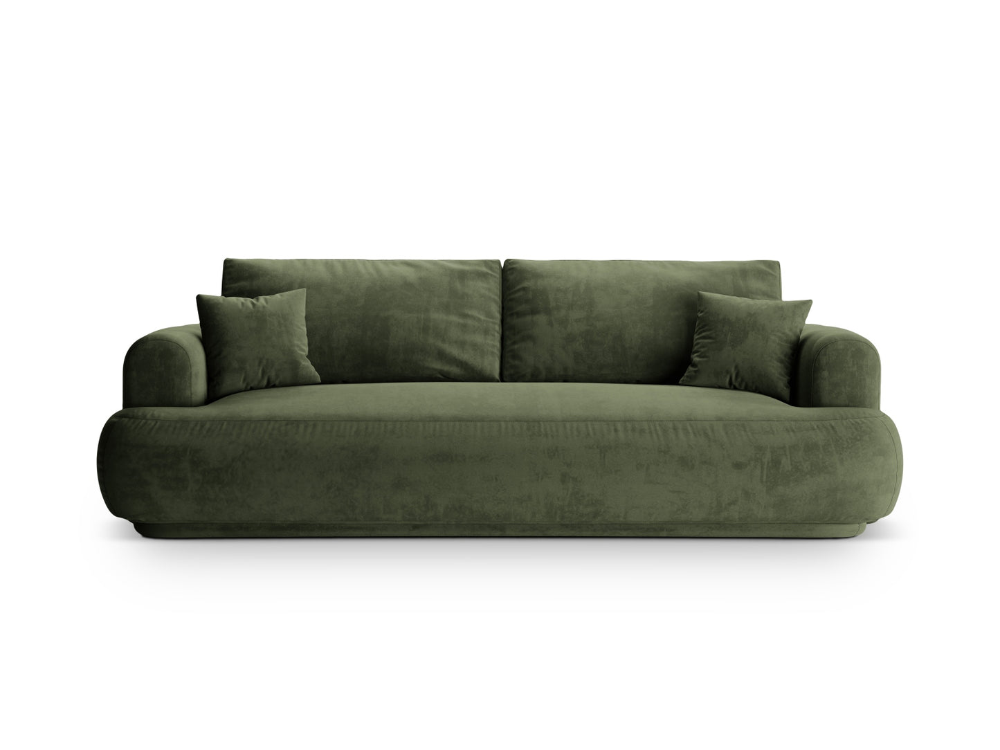 Ella Sofa With Bed Function And Box, 3 Seats, 253x108 cm — Green
