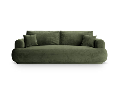 Ella Sofa With Bed Function And Box, 3 Seats, 253x108 cm — Green