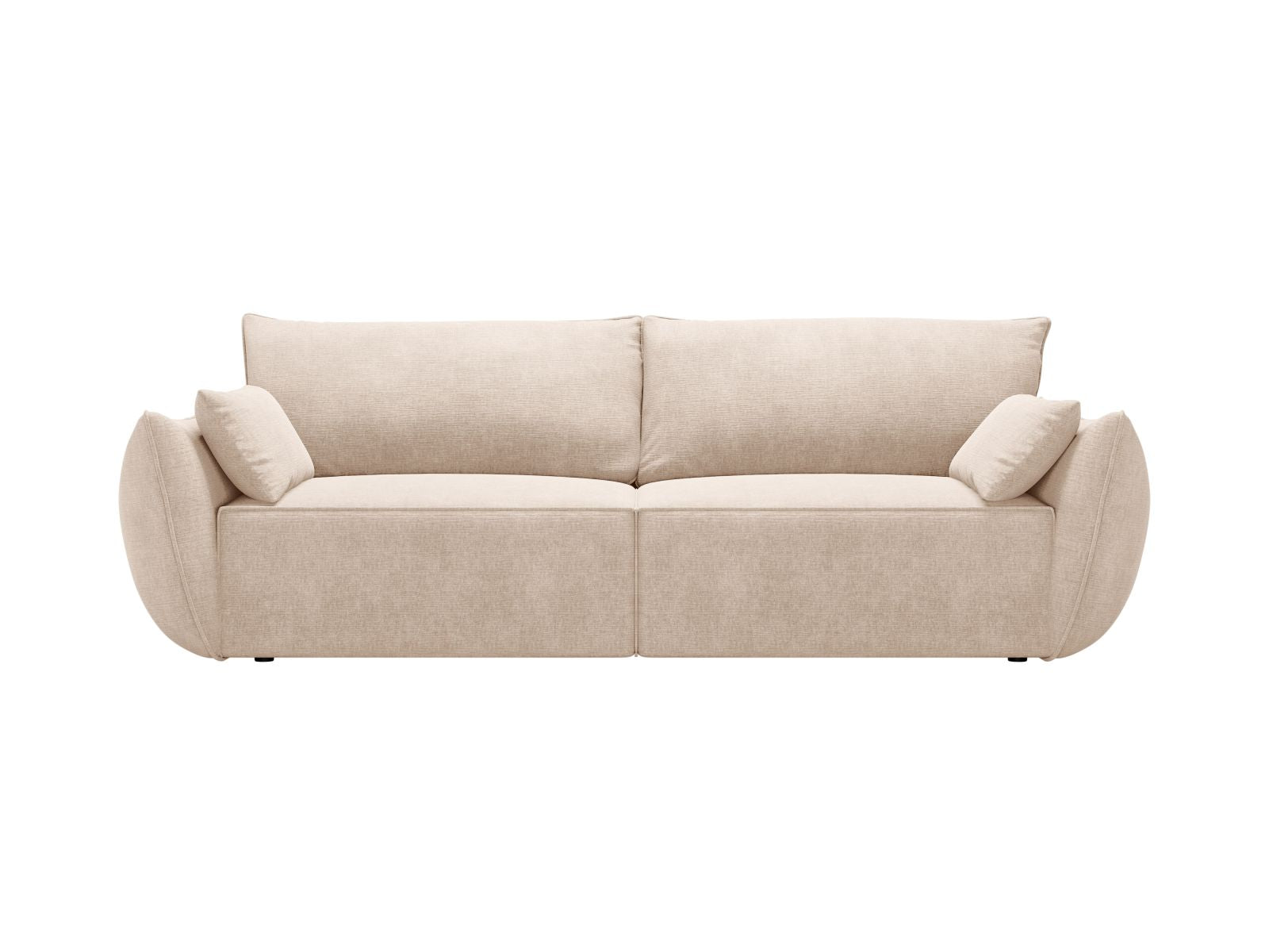 Kaelle Sofa With Bed Function And Box, 3 Seats, 244x97 cm — Beige