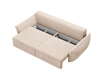 Kaelle Sofa With Bed Function And Box, 3 Seats, 244x97 cm