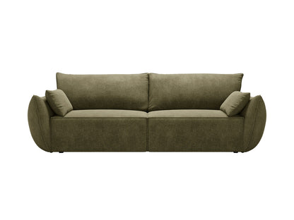 Kaelle Sofa With Bed Function And Box, 3 Seats, 244x97 cm — Green