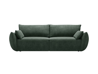 Kaelle Sofa With Bed Function And Box, 3 Seats, 244x97 cm — Bottle Green