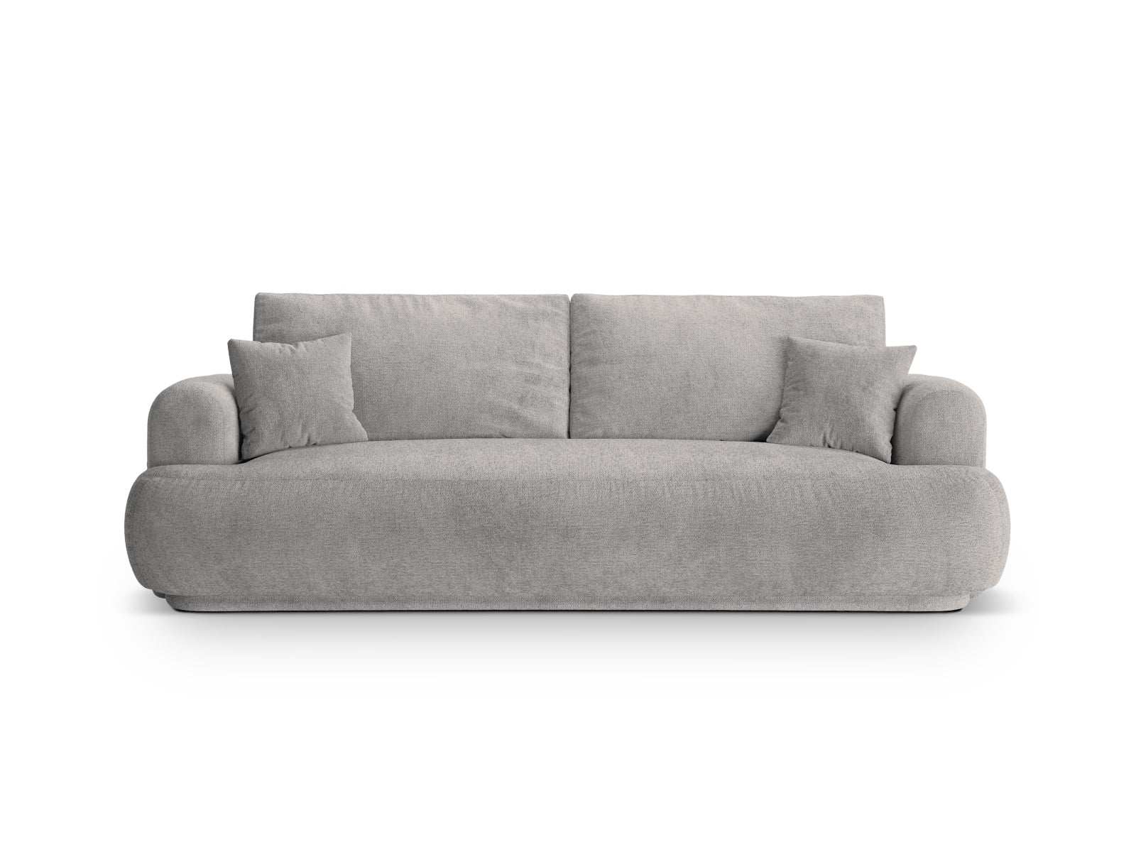 Ella Sofa With Bed Function And Box, 3 Seats, 253x108 cm — Warm grey