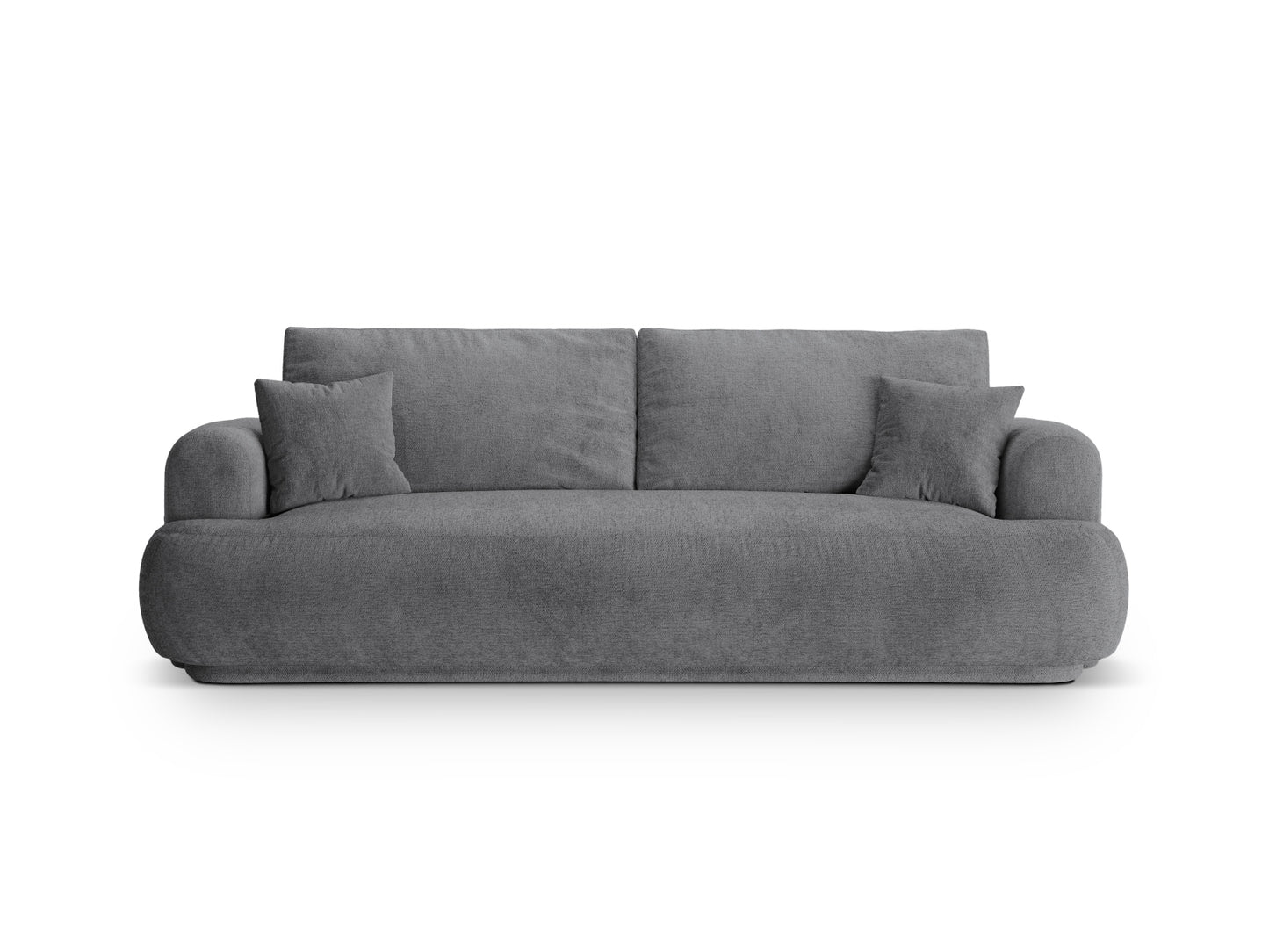 Ella Sofa With Bed Function And Box, 3 Seats, 253x108 cm — Grey
