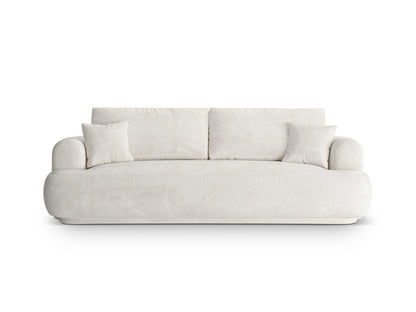 Ella Sofa With Bed Function And Box, 3 Seats, 253x108 cm — Light Beige