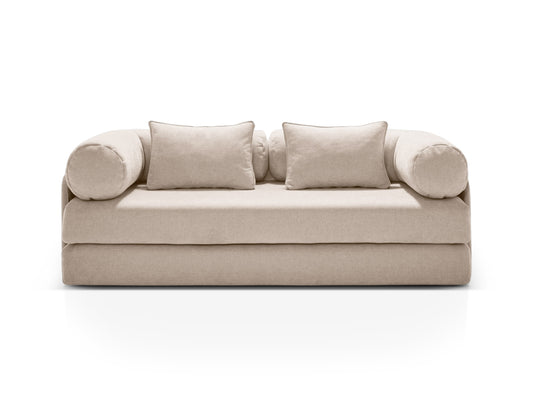 Dreamy Sofa With Bed Function, 3 Seats, 206x95 cm — Beige