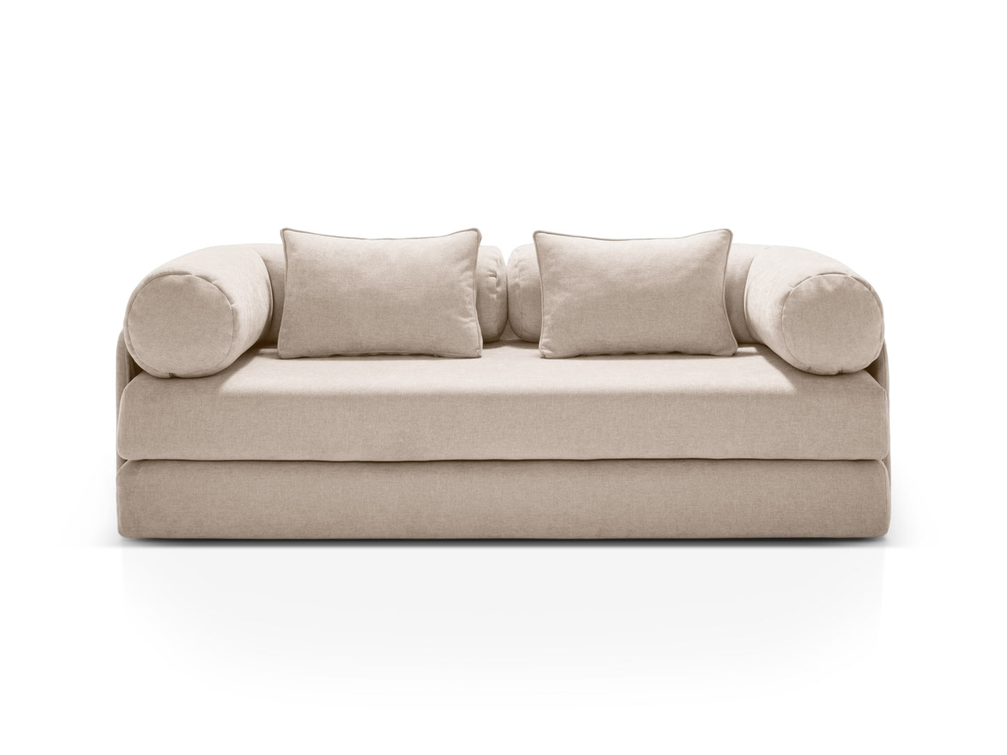 Dreamy Sofa With Bed Function, 3 Seats, 206x95 cm — Beige