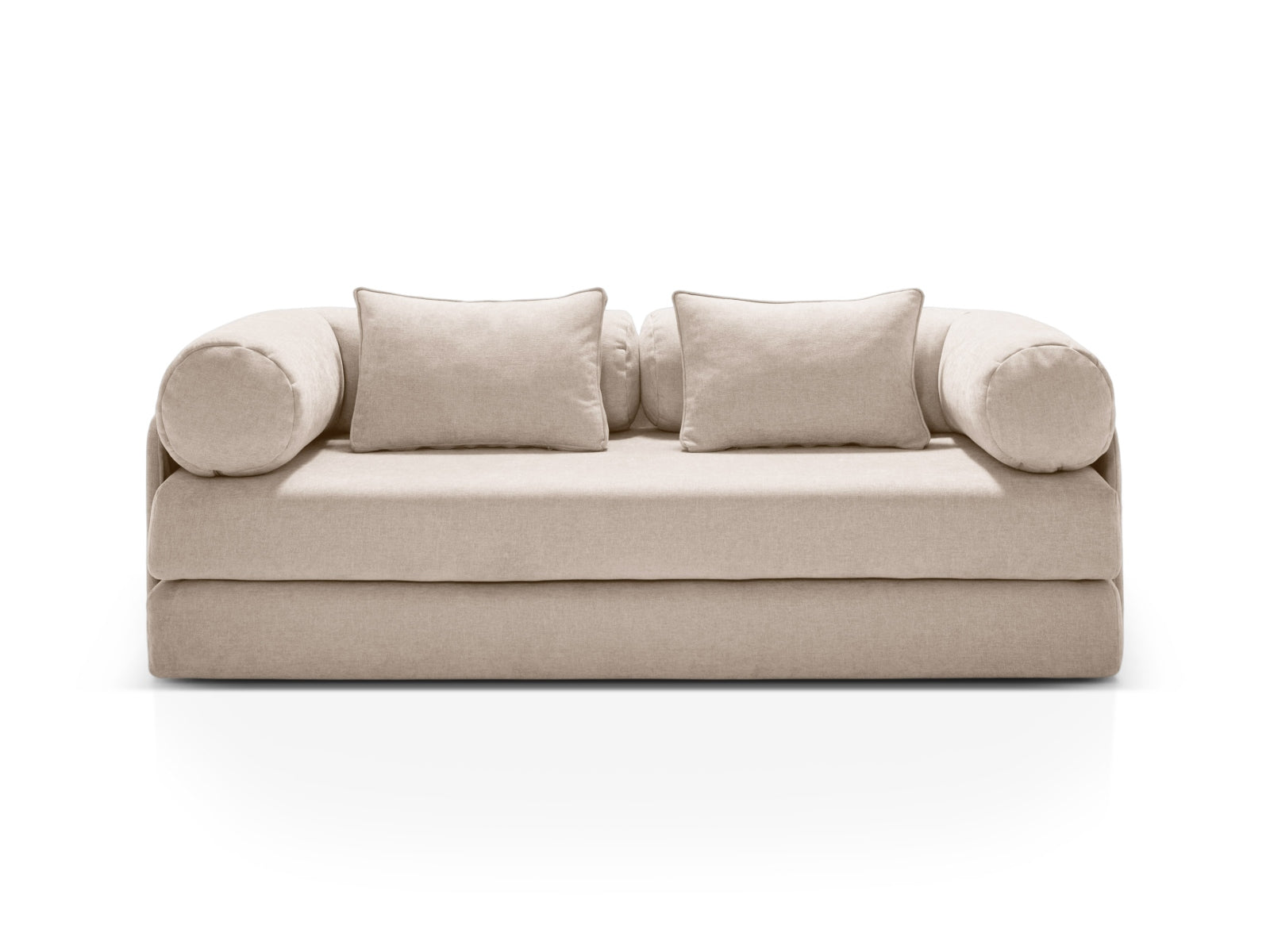 Dreamy Sofa With Bed Function, 3 Seats, 206x95 cm — Beige