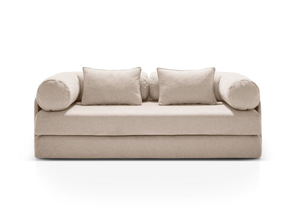 Dreamy Sofa With Bed Function, 3 Seats, 206x95 cm — Beige