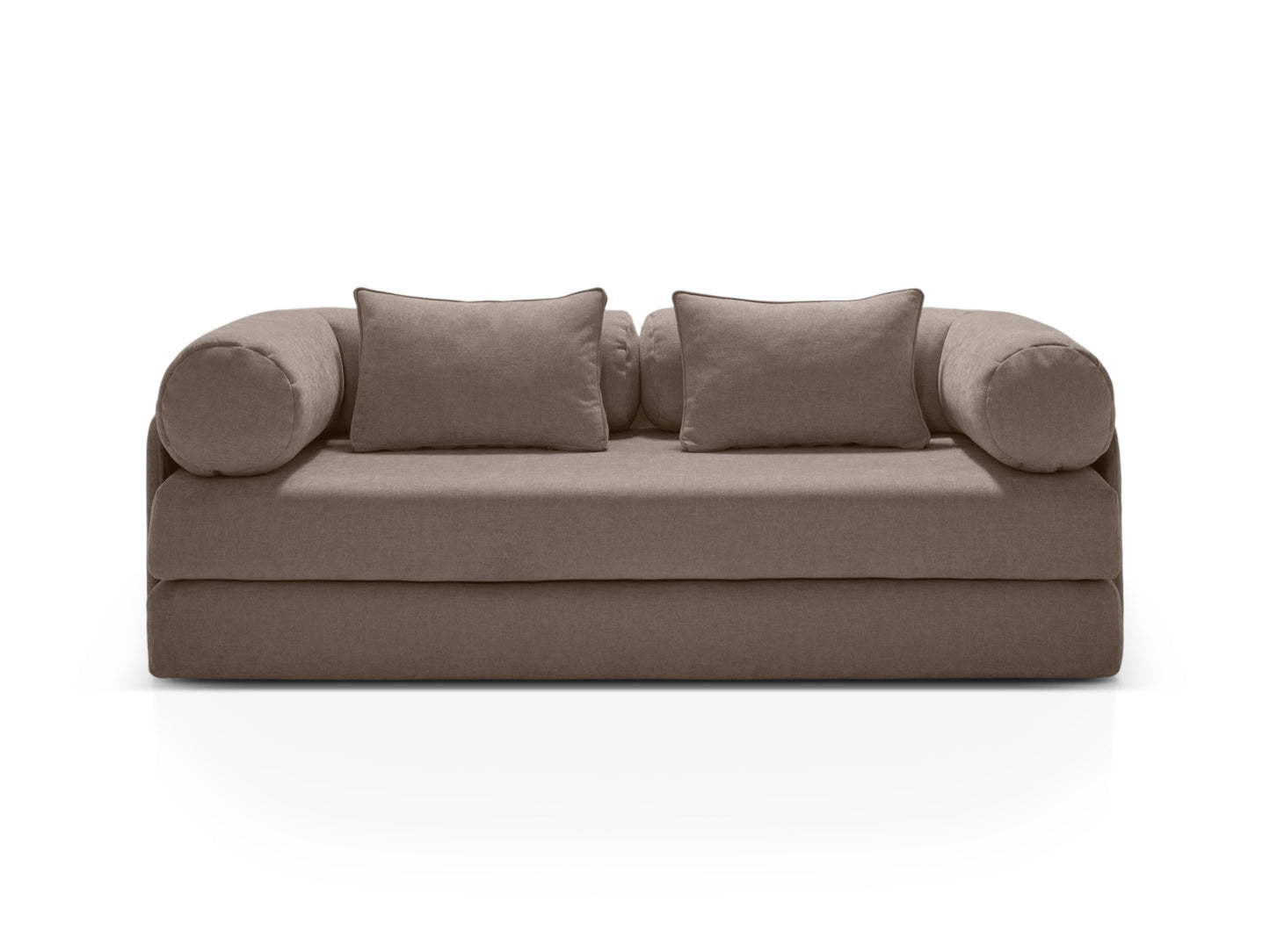 Dreamy Sofa With Bed Function, 3 Seats, 206x95 cm — Cappuccino