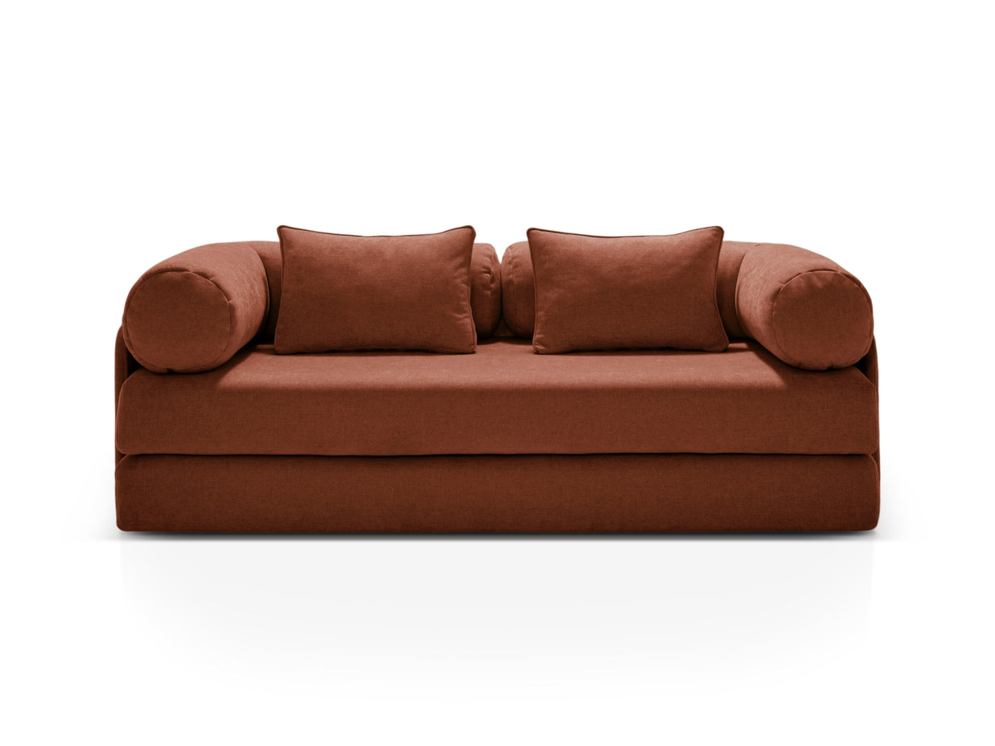 Dreamy Sofa With Bed Function, 3 Seats, 206x95 cm — Brick