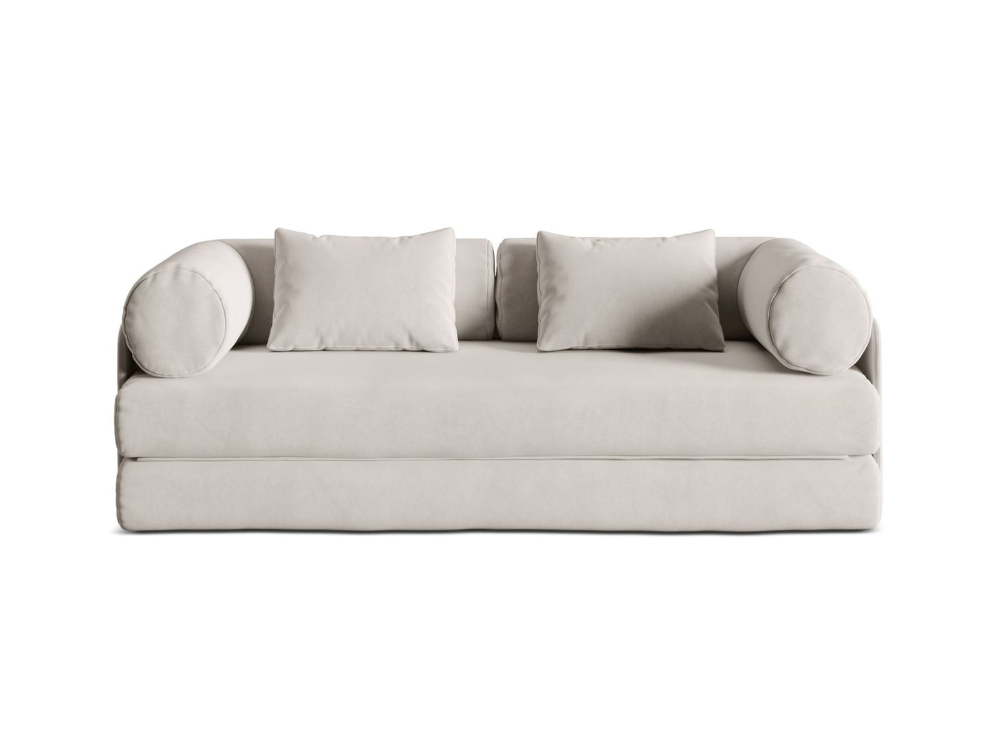 Dreamy Sofa With Bed Function, 3 Seats, 206x95 cm — Beige