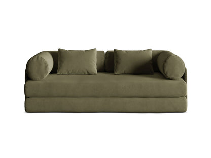 Dreamy Sofa With Bed Function, 3 Seats, 206x95 cm — Green