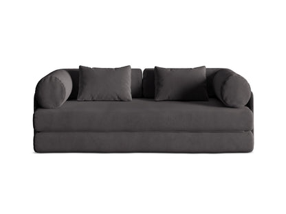 Dreamy Sofa With Bed Function, 3 Seats, 206x95 cm — Dark Grey