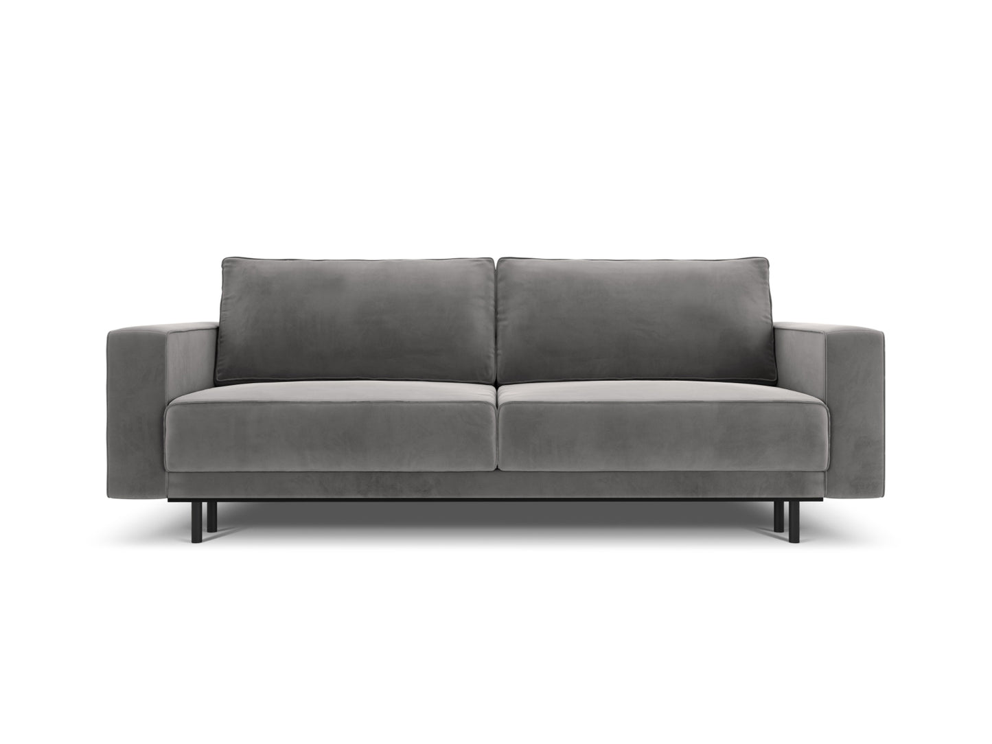 Caro Sofa With Bed Function And Box, 3 Seats, 236x97 cm — Light Grey