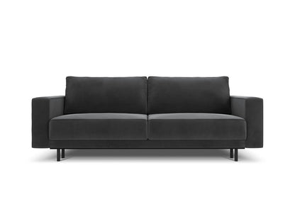 Caro Sofa With Bed Function And Box, 3 Seats, 236x97 cm — Grey