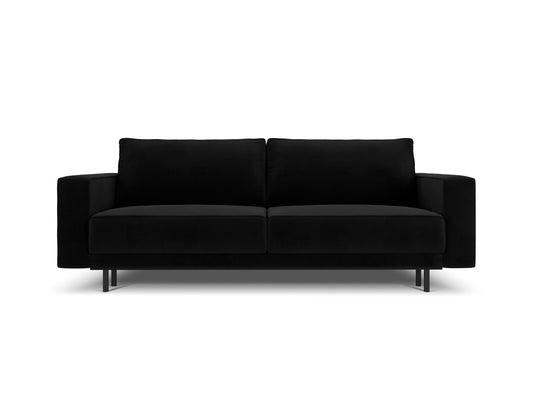 Caro Sofa With Bed Function And Box, 3 Seats, 236x97 cm — Black