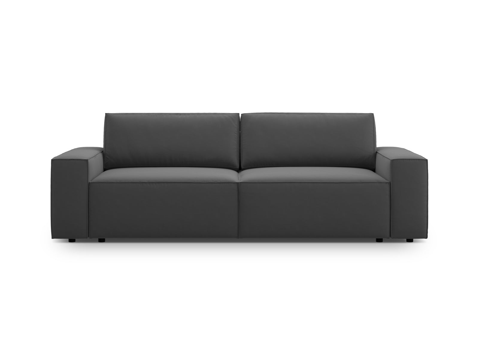 Jodie Sofa With Bed Function And Box, 3 Seats, 247x107 cm — Grey