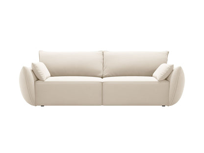 Kaelle Sofa With Bed Function And Box, 3 Seats, 244x97 cm — Light Beige