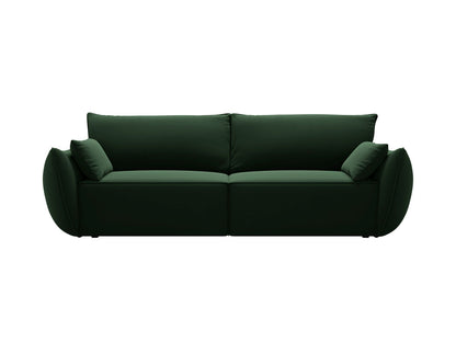 Kaelle Sofa With Bed Function And Box, 3 Seats, 244x97 cm — Bottle Green