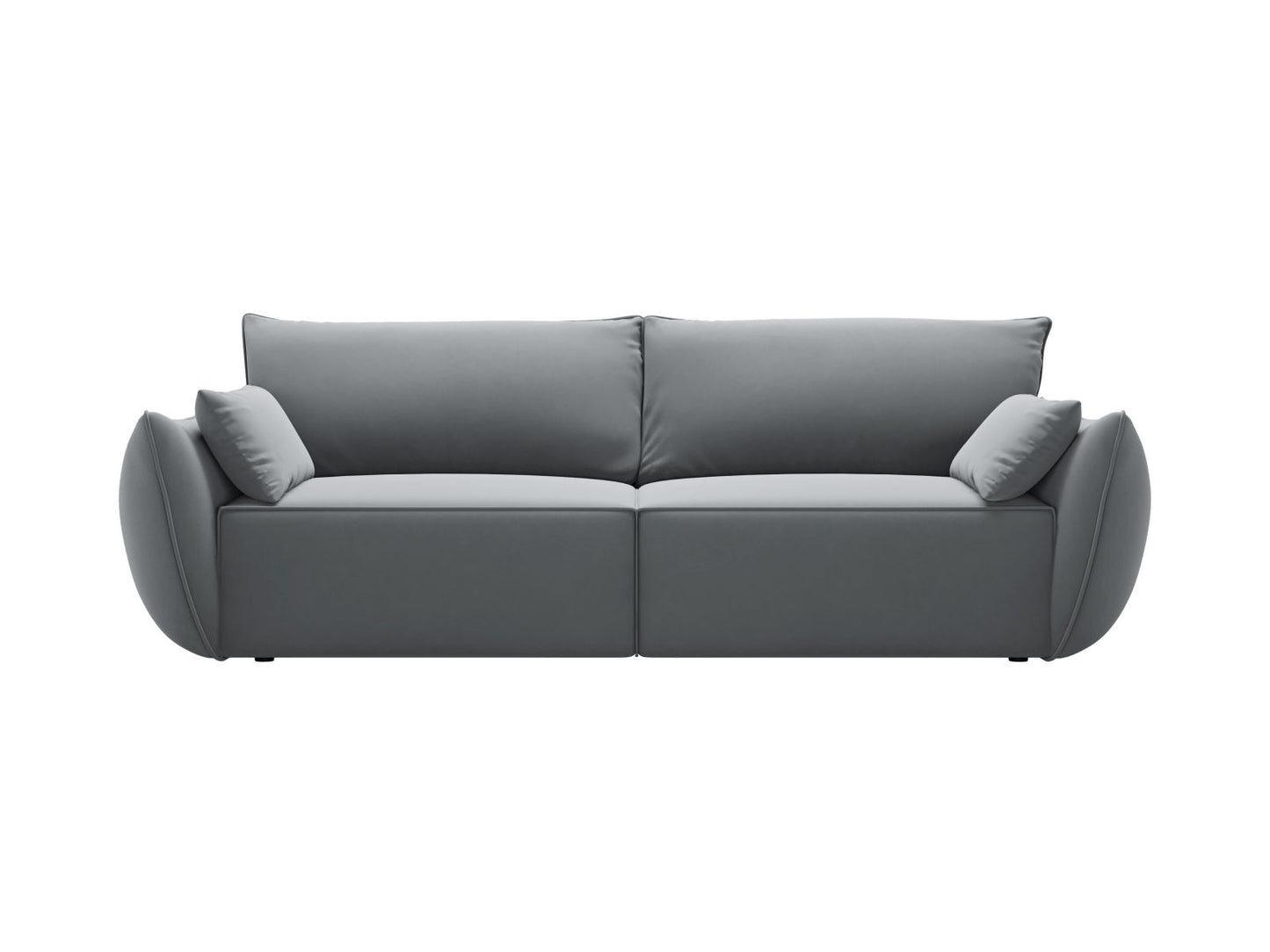 Kaelle Sofa With Bed Function And Box, 3 Seats, 244x97 cm — Grey