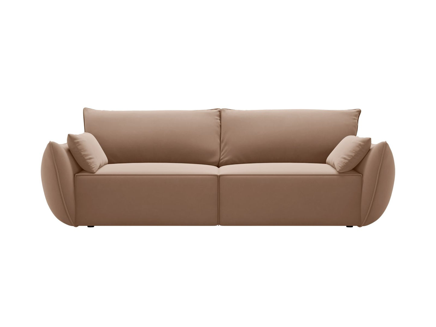 Kaelle Sofa With Bed Function And Box, 3 Seats, 244x97 cm — Beige