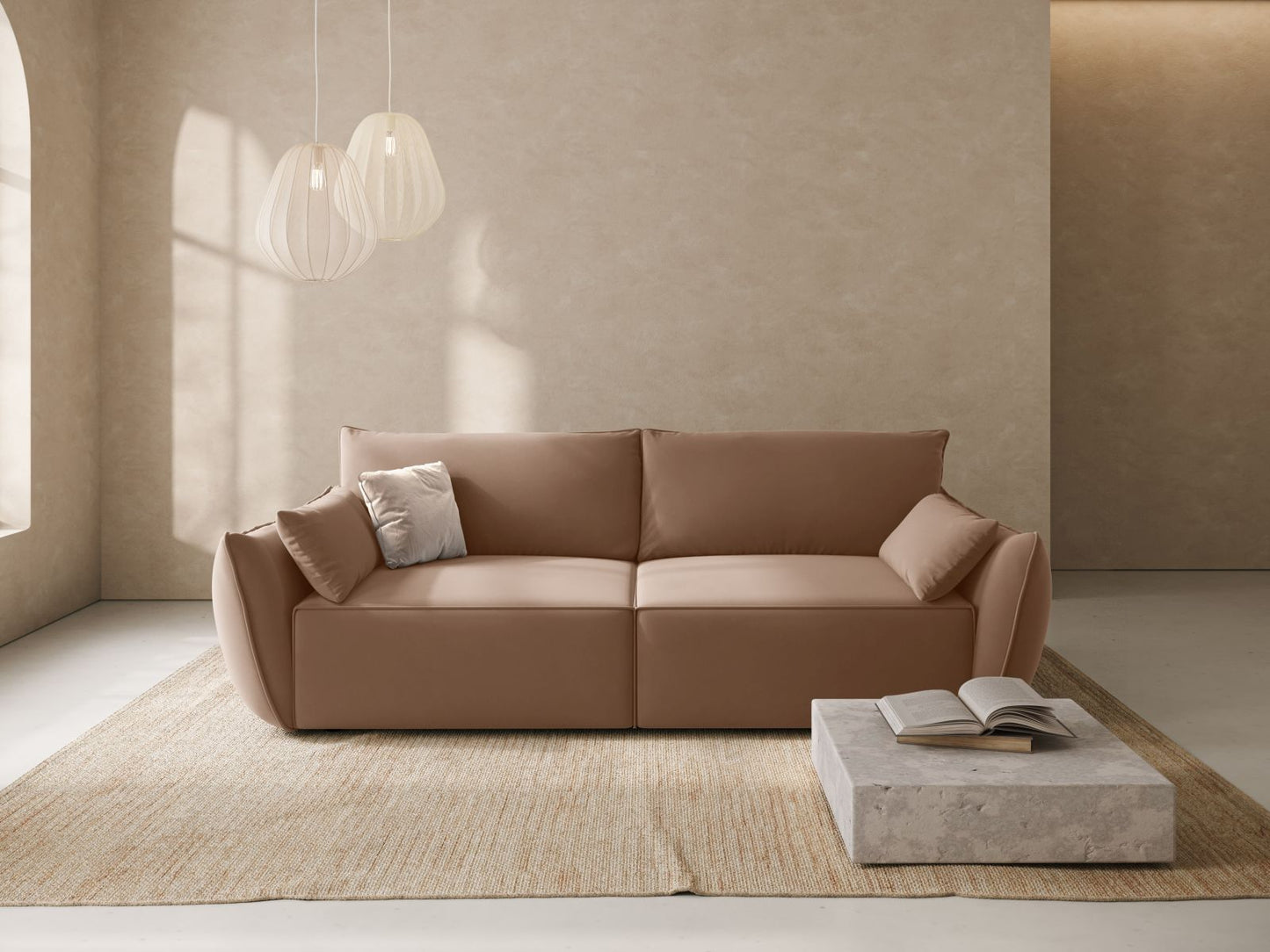 Kaelle Sofa With Bed Function And Box, 3 Seats, 244x97 cm