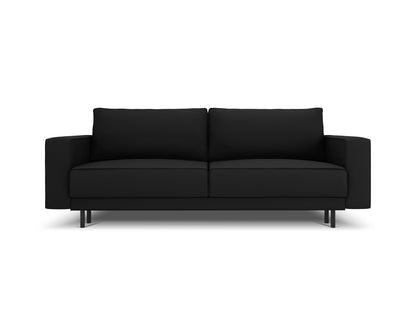 Caro Sofa With Bed Function And Box, 3 Seats, 236x97 cm — Black