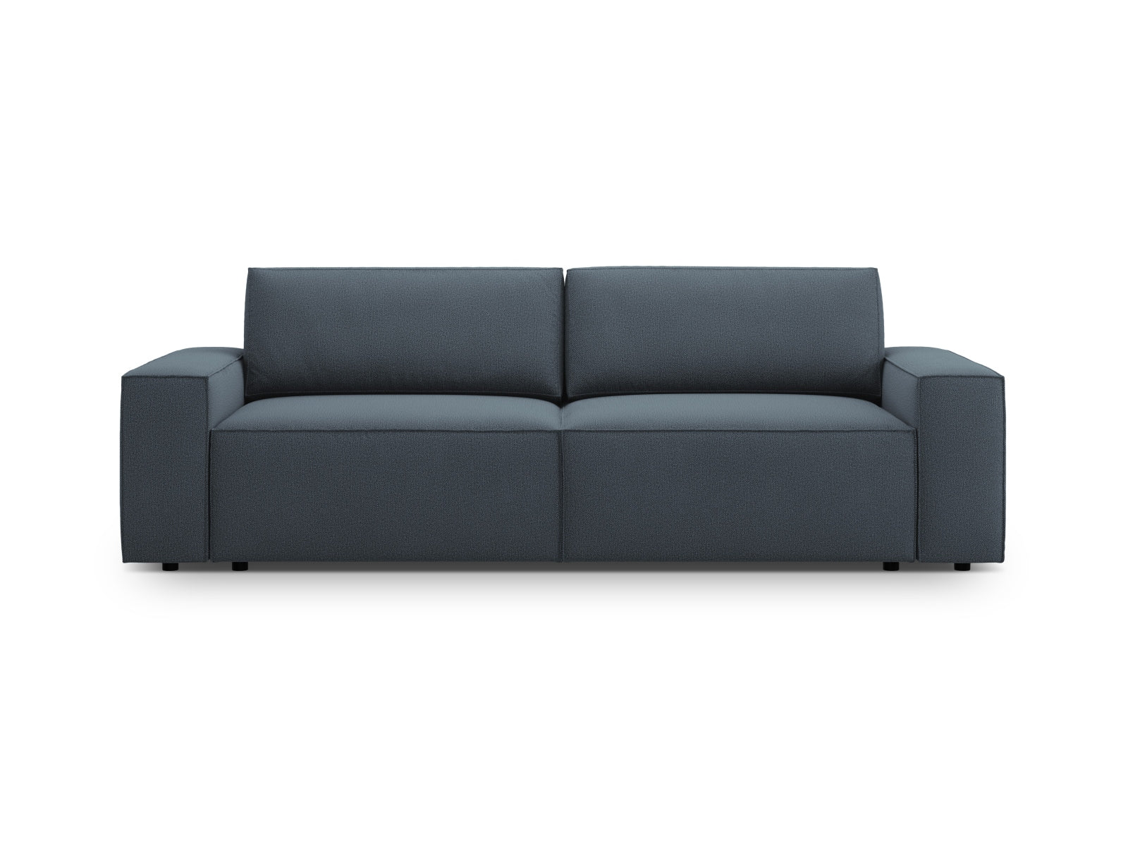 Jodie Sofa With Bed Function And Box, 3 Seats, 247x107 cm — Blue