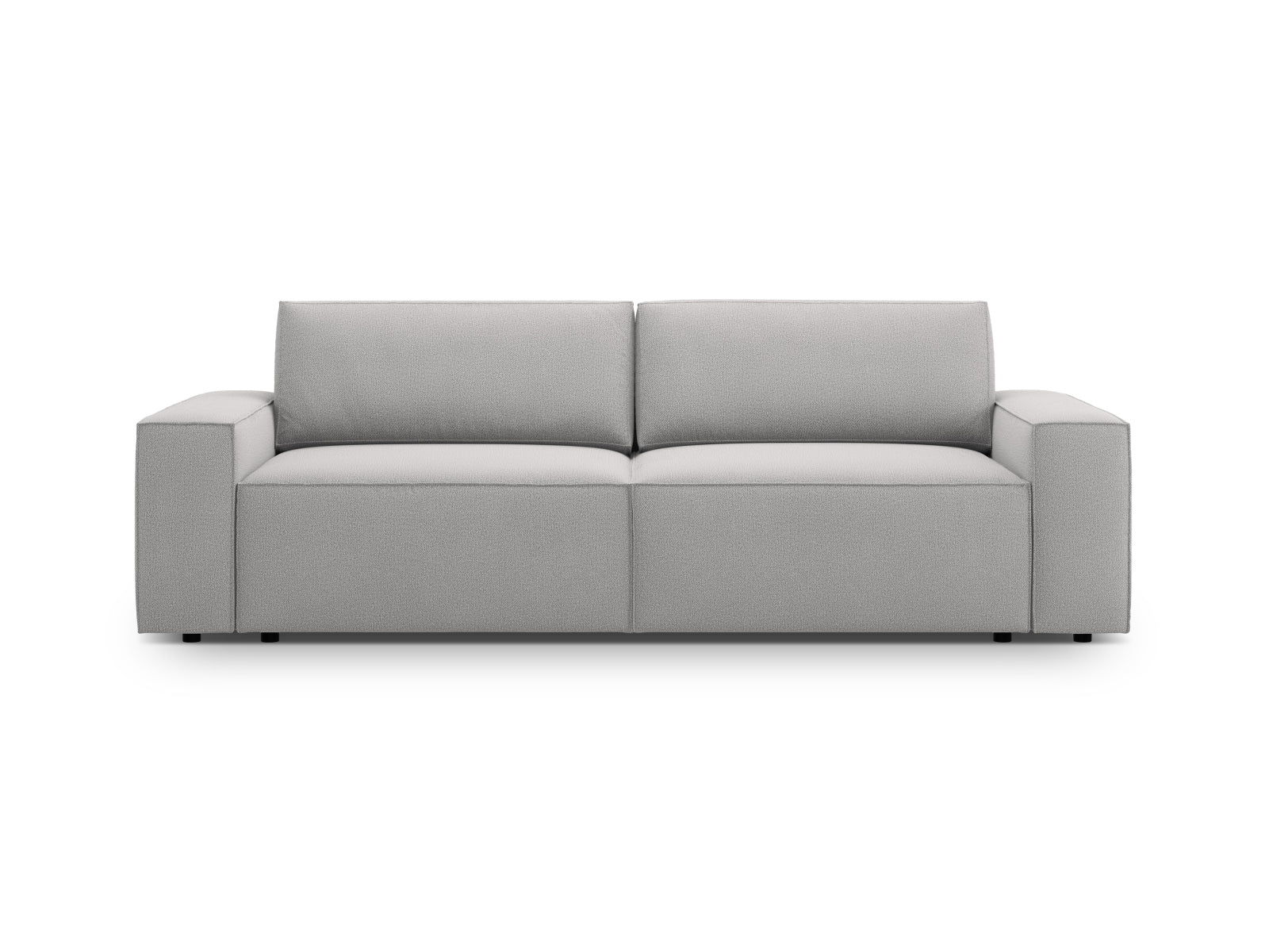 Jodie Sofa With Bed Function And Box, 3 Seats, 247x107 cm — Light Grey