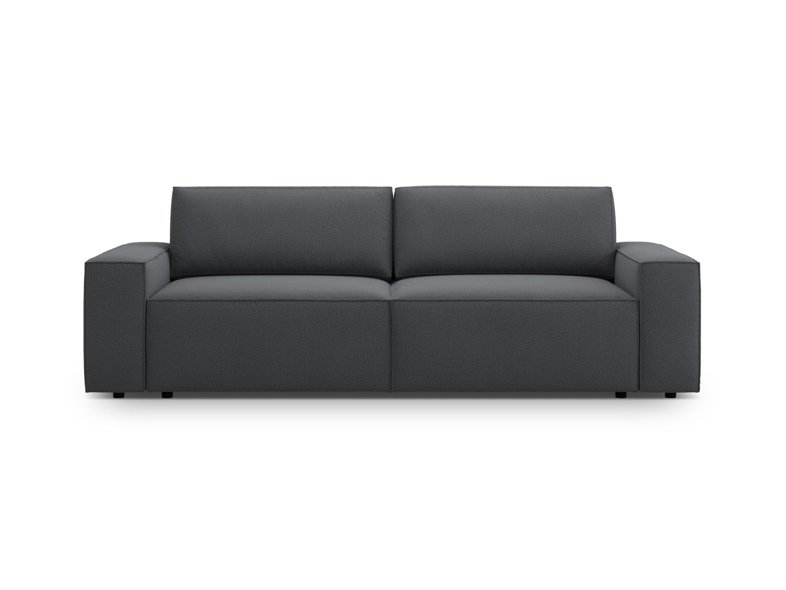 Jodie Sofa With Bed Function And Box, 3 Seats, 247x107 cm — Dark Grey
