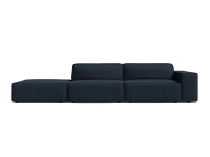Jodie Modular Open Sofa, 3 Seats, 262x99 cm — Dark Blue / Left